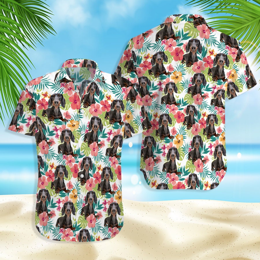 Discover Dachshund Dog Hawaiian Shirt for Men, Women, Dachshund Aloha Shirt Summer