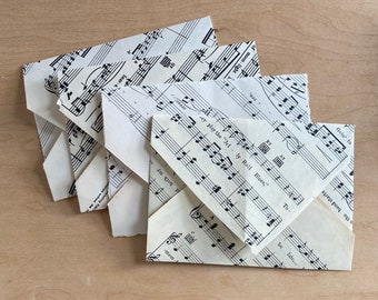 Vintage Sheet Music Envelopes