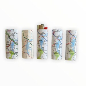 Lake Sunapee Map Lighter Covers