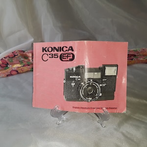 Konica C35 EF Instruction Manual in English Deutsch Francaise Svensk & Espanol