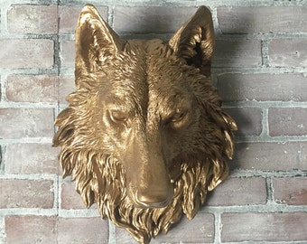 Wolf Head Mount - Etsy