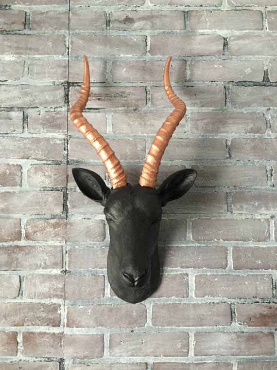 Any Color Large Gazelle Head Wall Mount Faux Taxidermy - Faux Animal Head Wall Mount Uk Any Color Large Gazelle Head Wall Mount Faux Taxidermy - Faux Animal Head Wall Mount Uk
