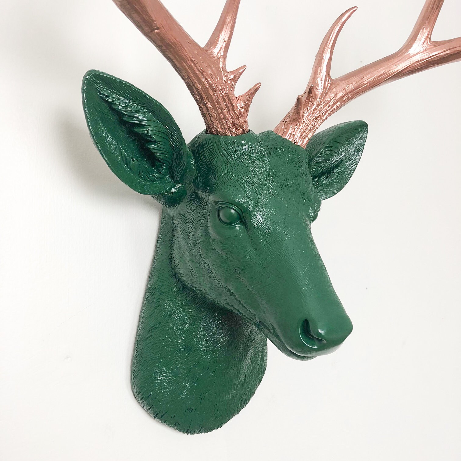 Home Accessories EDNFQ Stag Head Wall Mount Animal Heads Wall Decoration Stags Head Wall