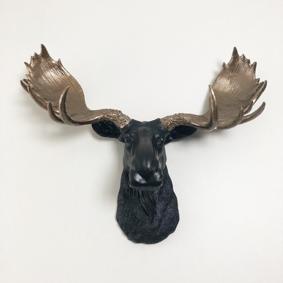 Home Décor Home & Garden North American Moose Head Wall Mount Resin