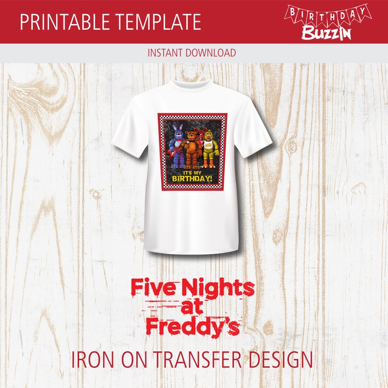 Five Nights at Freddy's Birthday Party Printables Pack - Etsy Canada