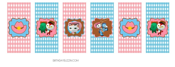Sheriff Callie Candy Wrappers Wild West Printable Party Etsy
