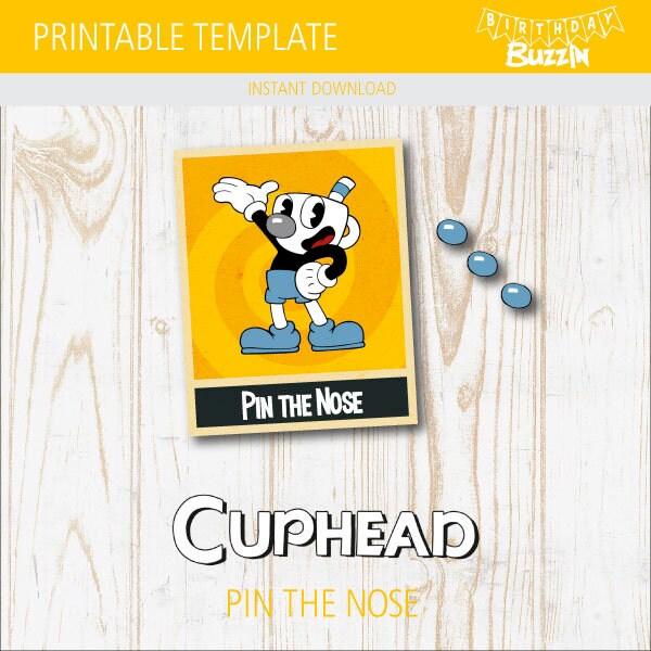 Cuphead Birthday Party Printables Pack Decorations W/ - Etsy