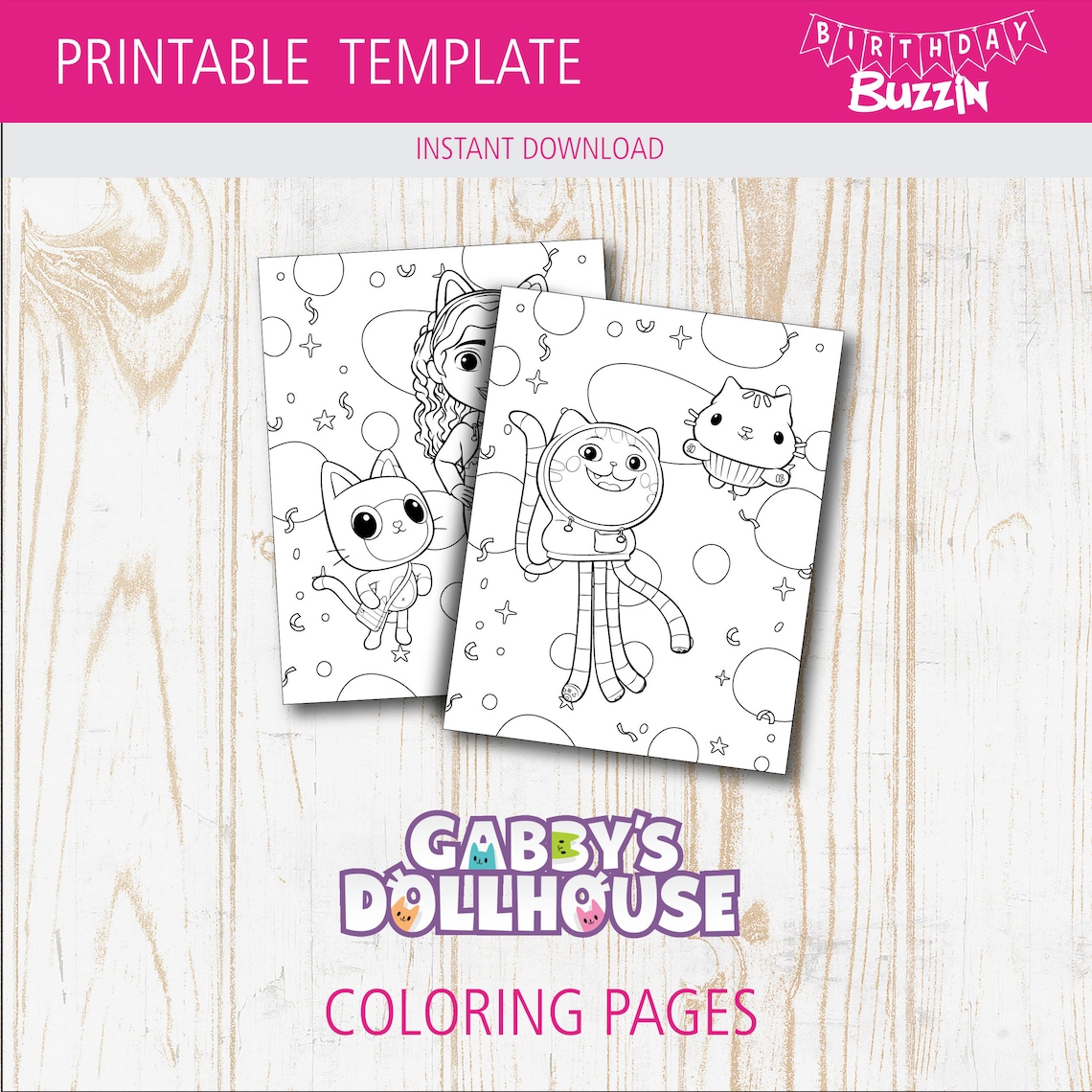 Gabby's Dollhouse Birthday Party Printables Pack | Etsy Italia