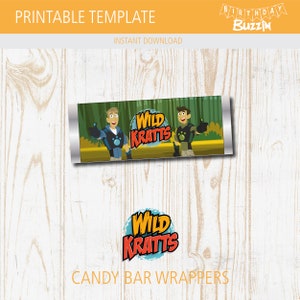 Wild Kratts Birthday Party Printables Pack- Decorations W/ Invitations ...