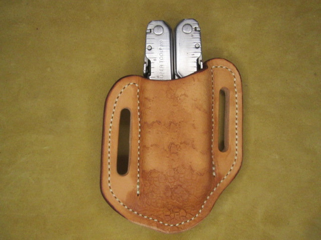 EDC Leatherman Supertool 300 Multitool Sheath, Handmade for Wave Style Multitool Tools, Pancake
