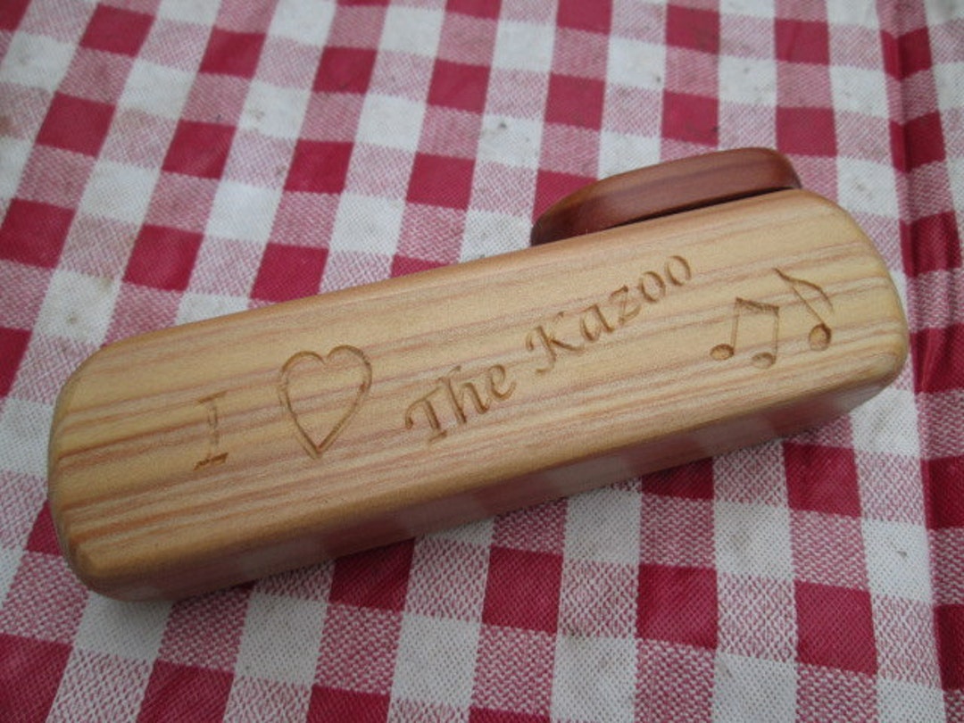 Handmade Wooden Kazoo I Love the Kazoo Etsy