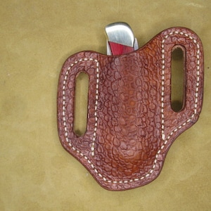 Etui pour couteaux pliant, fait main pour Buck 112 et étui Sodbuster, Jr Sod Buster Jr Style étuis pour couteaux de chasse de poche pour hommes ou femmes.