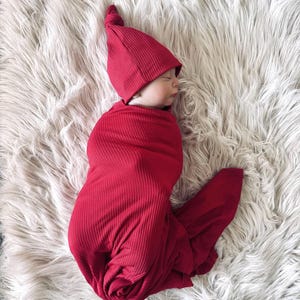 Red baby swaddle sale
