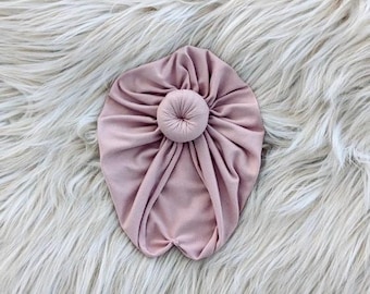 Baby Turban Knot Hat: Handmade Cora Style