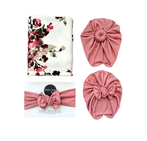 Cuddle & Coo Pink Bicycle Stretchie + Beanie Cuddle & Coo Pink Bicycle Stretchie + Beanie