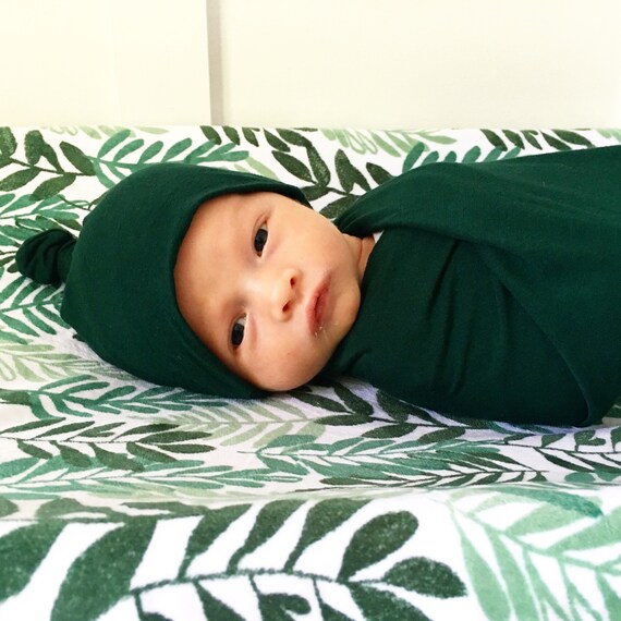 Baby Top Knot Hat in jaxon Deep Hunter 