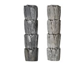 Pair of Old Column Plaster Fragments