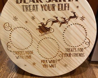 Santa Christmas Eve Tray