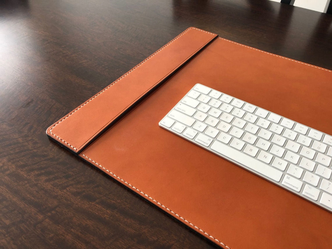 Leather Desk Pad Desk Pad Calendar Office Desk Pad - Etsy