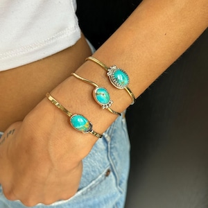 Turquoise Cuff Bracelet.
