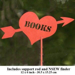 Book Heart. Handcrafted. Custom design. Click Design to select color. image 2