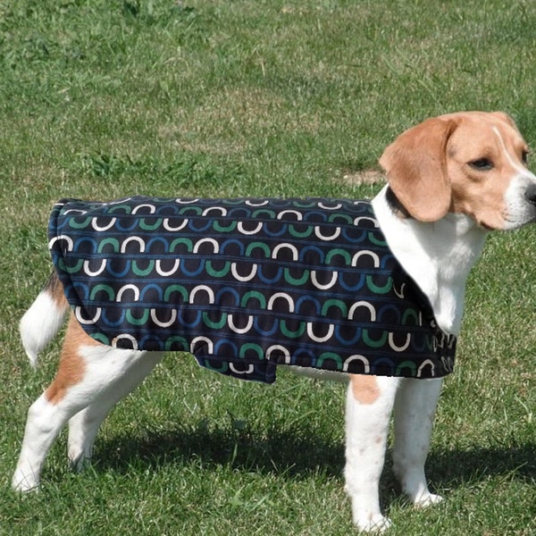 Fleece lined winter dog coat, cold weather dog jacket, handmade clothes for dogs, dog owner gift