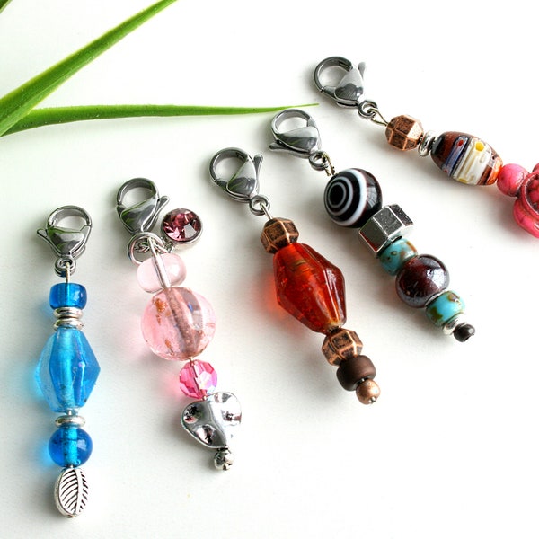 Beaded Zipper Pull Etsy