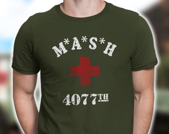 MASH shirt, 4077th Division Vintage Style tv sitcom Military Army T-Shirt M*A*S*H shirt