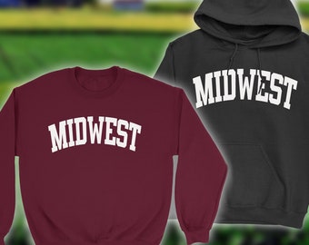 MIDWEST sweatshirt, hoodie | midwest is best shirt | midwest crewneck sweatshirt | cozy sweatshirt