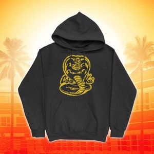 Cobra Kai Hooded sweatshirt, hoodie | retro Karate Kid hoodie | 90s vintage Cobra Kai Dojo shirt | Cobra Kai sweatshirt