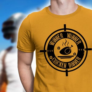 Playerunknown&#39;s Battlegrounds shirt, PUBG shirt, Winner Winner Chicken Dinner shirt