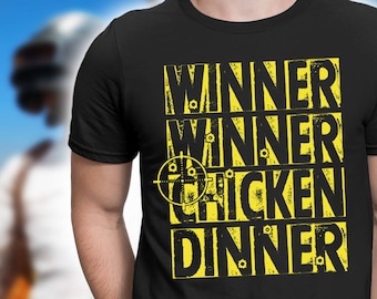 Winner Winner Chicken Dinner Shirt, PUBG tee, Playerunknown's Battlegrounds shirt