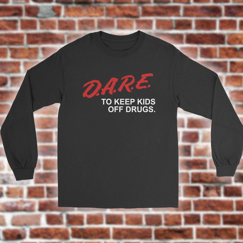 DARE Shirt Retro D.A.R.E. Shirt 90s Vintage Style Dare T - Etsy UK