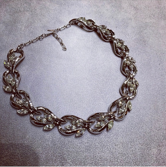Trifari Silver Necklace Vintage