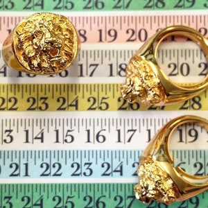 Bill Skinner Gold Lion Ring Sovereign Signet Unisex image 5