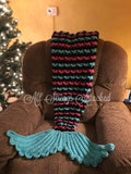 Crochet Mermaid Tail Blanket Pattern, Digital Download, Instant Download, Toddler, Child, Teen / Small Adult, Adult
