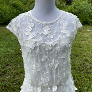 Unique Wedding Dress - Bohemian Bridal Dress - Bohemian Wedding - Beach Wedding Dress - Casual Wedding Dress - Vintage Wedding Dress