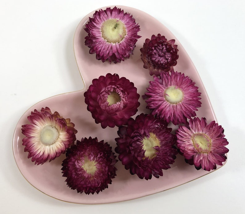 Straw flower Hair Pins Dried Flower Hair Pin Set Bridal | Etsy