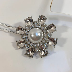 Vintage Diamante Hair Pin - Vintage Bridal Pin - Vintage Wedding Accessory - Vintage Bobby Pin - Vintage Hair Pin - Something Old