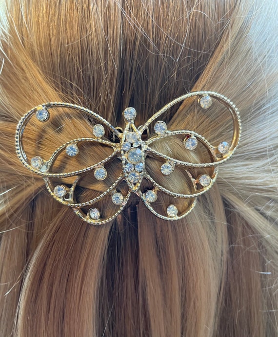 Butterfly Comb - Vintage Hair Comb - Butterfly Hair Comb - Vintage Butterfly - Bridal Hair Comb - Butterfly Hair - Wedding Hair Comb