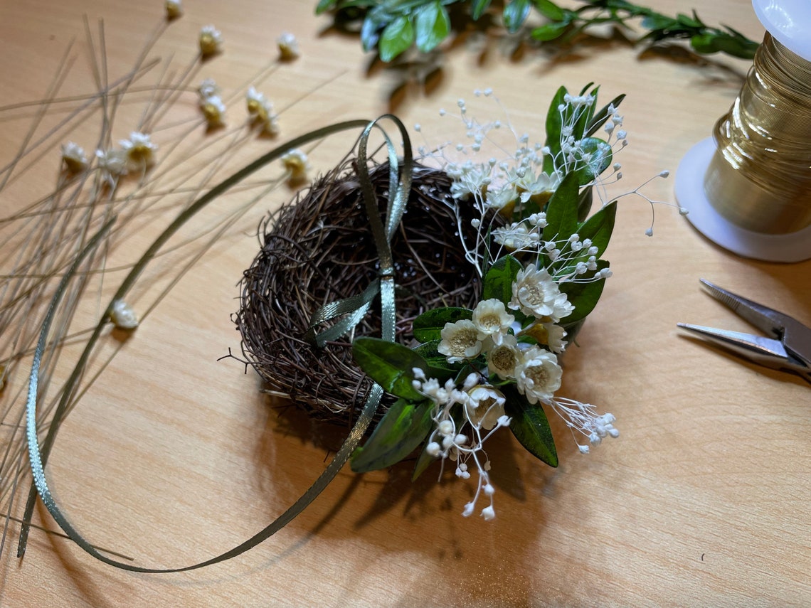 Wedding Ring Holder for Ceremony Rustic Wedding Ring Holder Etsy