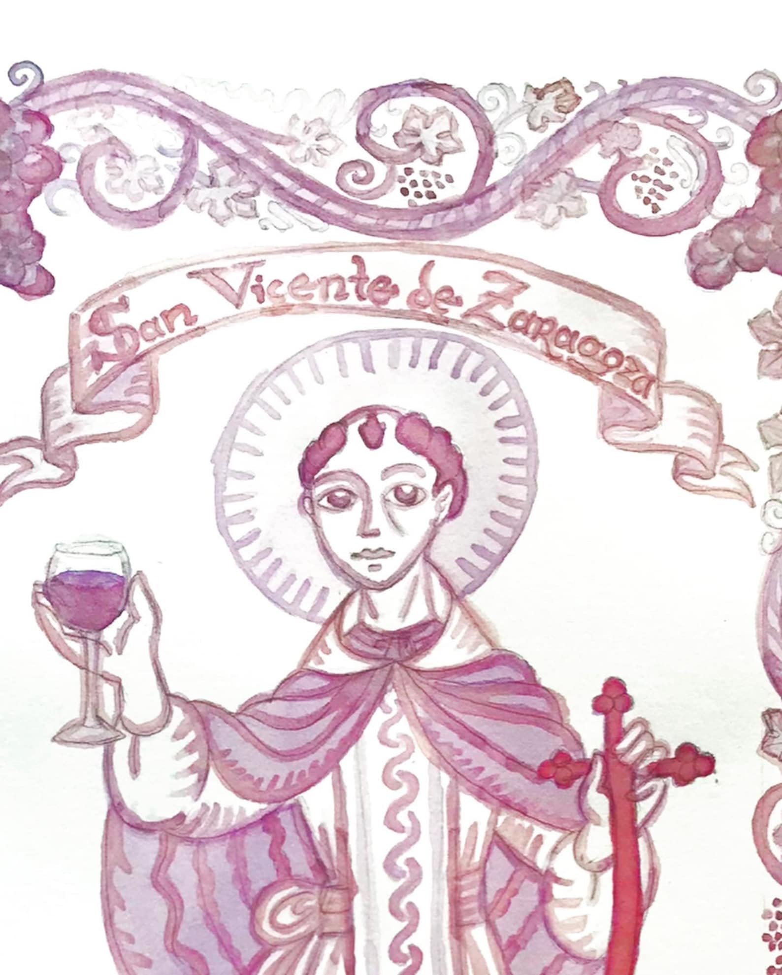 Print: San Vicente de Zaragoza Saint Vincent of Saragossa | Etsy 