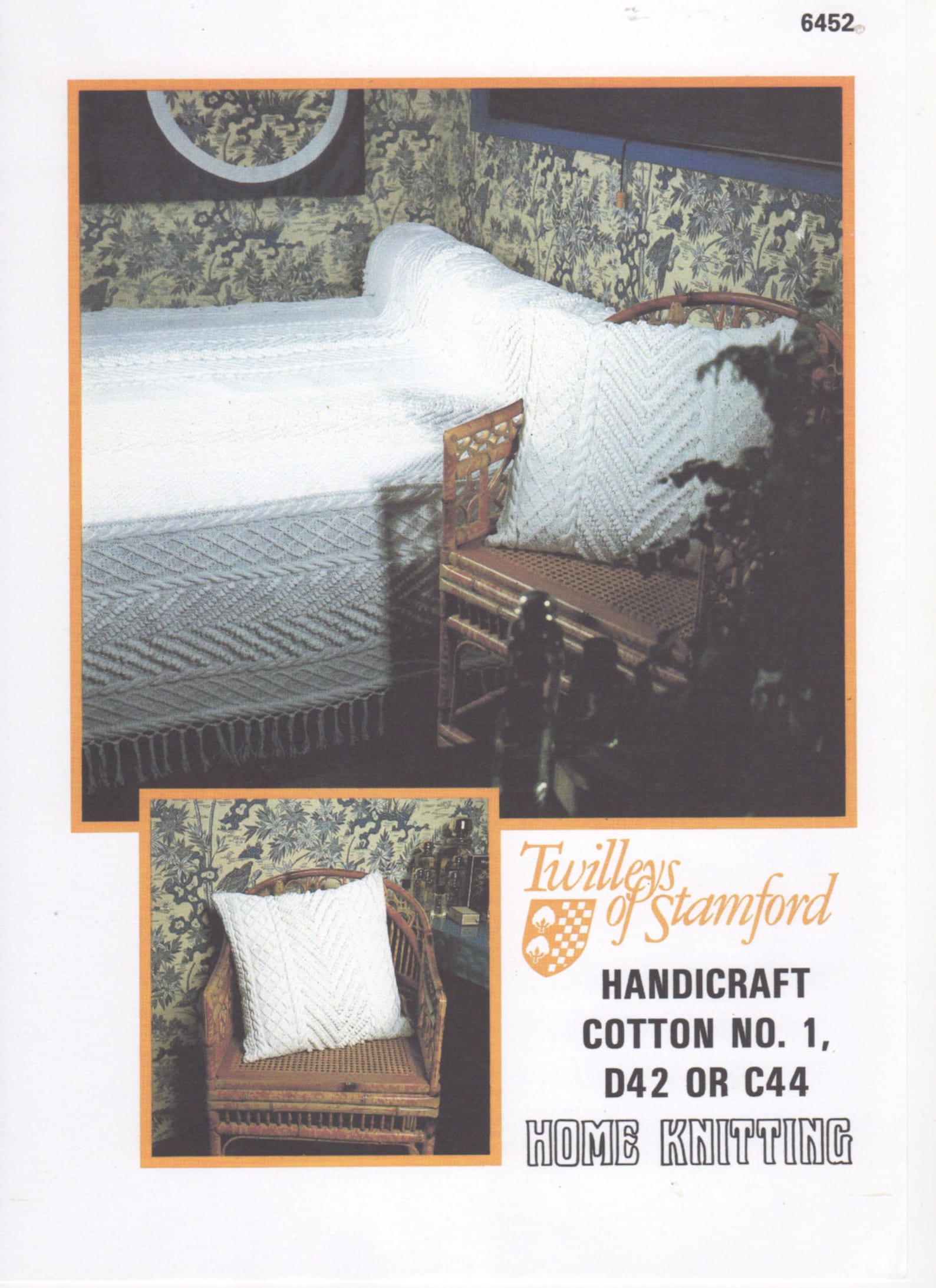 Knitted Bedspread, Knitted Cotton Bedspead, Knitting Pattern for