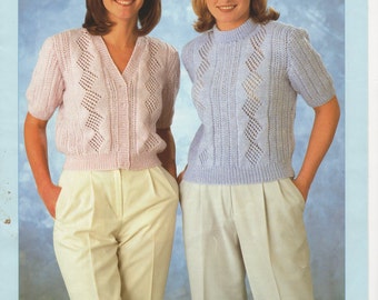 Ladies Knitting Pattern, Womens Sweater, Light Sweater, Ladies Cardigan, Cardigan Pattern, Wool Pattern, Summer Sweater, Ladies Knitting