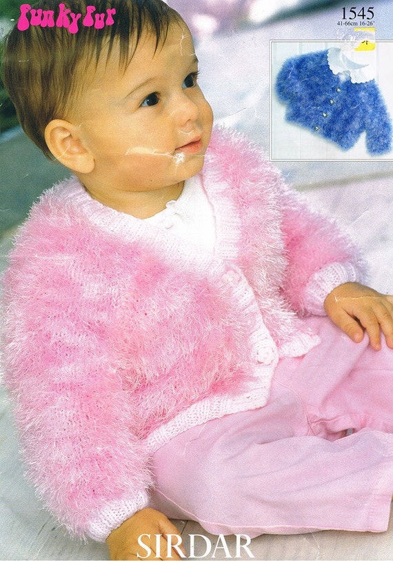 baby girl fur cardigan