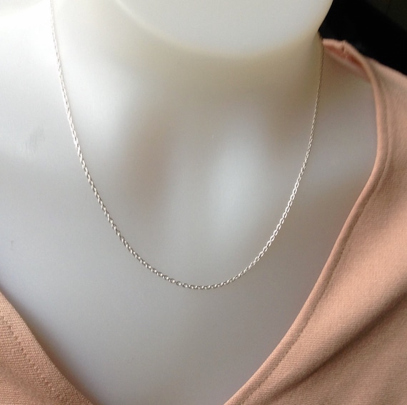 Buy 18 Inch Sterling Silver Chain 1.7mm Sterling Silver Necklace