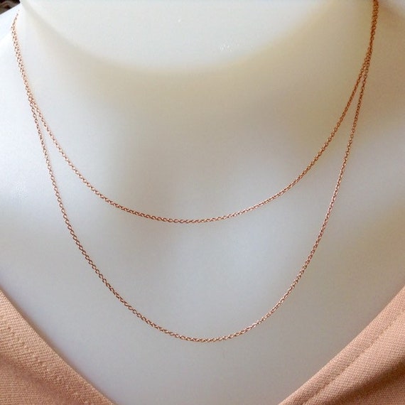 14K Yellow Gold 16-Inch Omega Necklace | Schwarzschild Jewelers