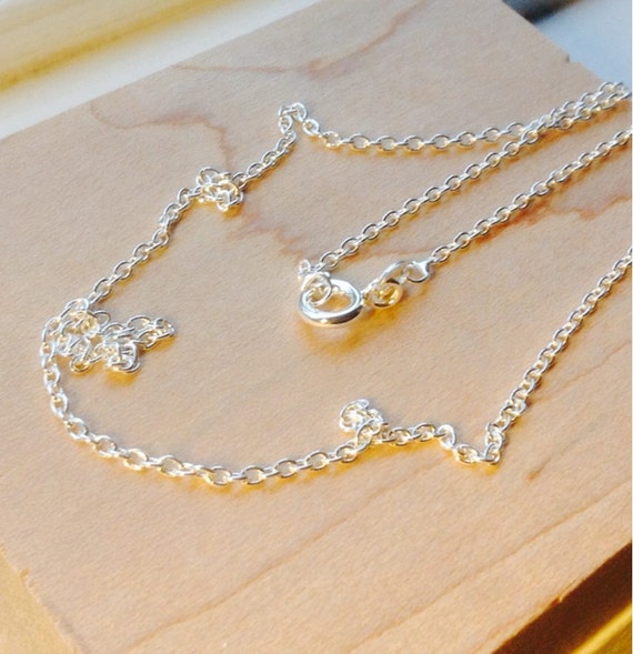 20 Inches Sterling Silver Chain 1.7mm Sterling Silver Necklace