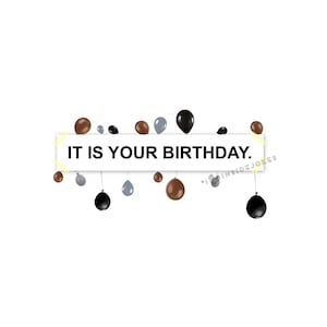 It is your birthday DIGITAL DOWNLOAD Greeting Card The Office TV Show Dwight, Jim, Kelly Happy Birthday Party Card