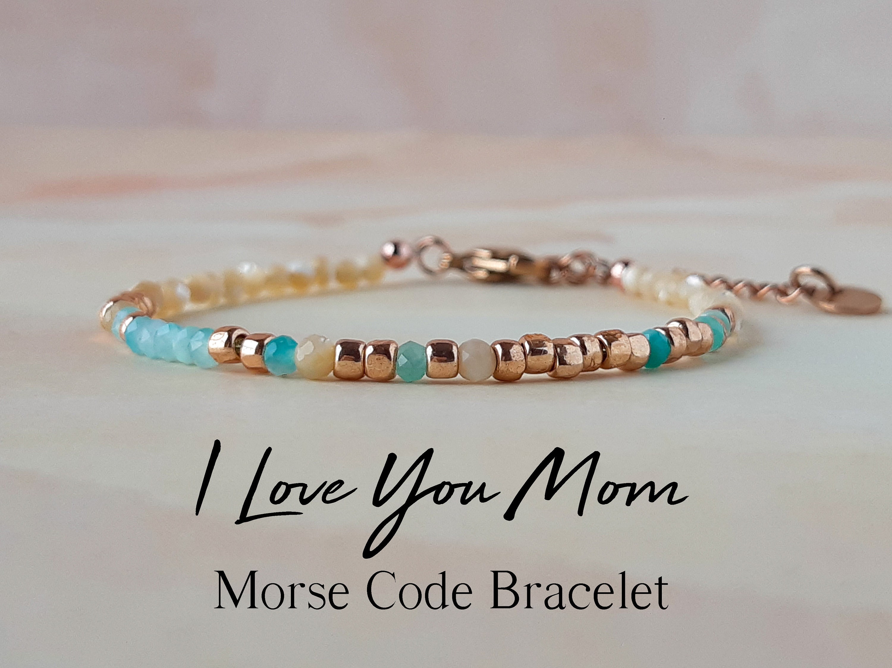 Lywjyb Bracciale In Codice Morse Personalizzato, Gioielli Di Sobrietà E Amicizia - Regalo Significativo